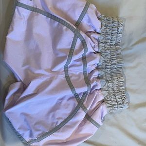 Lululemon light purple shorts